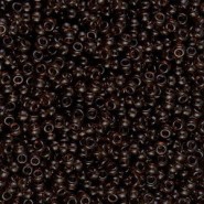 Miyuki seed beads 11/0 - Dark topaz ab matted 11-135